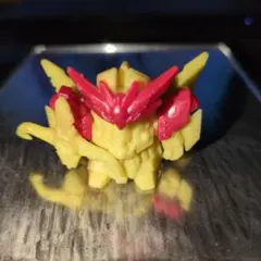 ガン消し　機甲神エルガイヤー　橙色　SDガンダム 消しゴム ガン消し SDガンダム外伝 機甲神伝説 紅の神秘機兵 ガシャポン