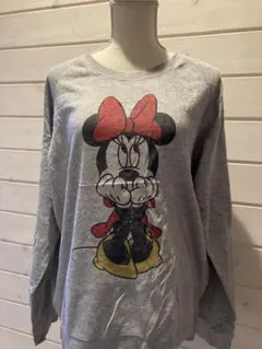 ディズニー ミニーマウス プリント トレーナー