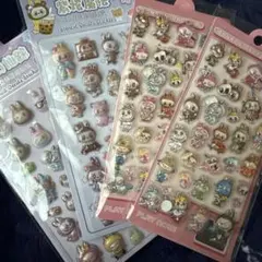 ラブブ 3Dシール ボンボンウォーターシール