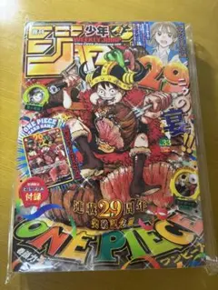 週刊少年ジャンプ 29周年記念号 ワンピースカード付録付 - メルカリ