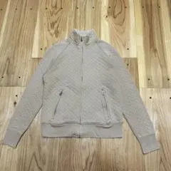 ベージュ キルティングジャケット