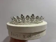 Ivory & Co. ティアラ ウェディング、イヤリング2個付き - メルカリ