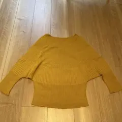 ニット マスタード