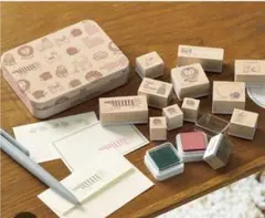 リサラーソン木製スタンプセット