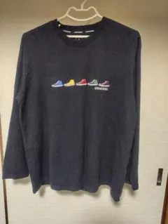 CONVERSE　コンバース　スニーカー プリント長袖カットソー　2XL（3L）
