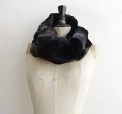 レアクレメント Lea Clement スヌード　ネックウォーマー　ファー