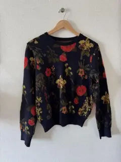 フラワー ニット