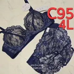 M-25　新品　C95　4L　ブラジャー＆ショーツセット