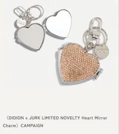 DIDION × JURK 限定ノベルティ ハートミラーチャーム