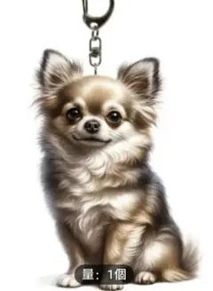 新作　チワワ　正統派　可愛い　キーホルダー
