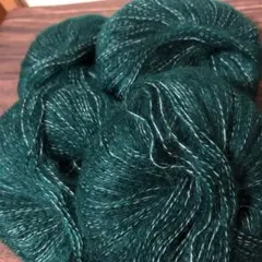 グリーンモヘアヤーン4玉