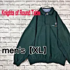 【G799】Knights of Round Table スウェット【XL】緑系