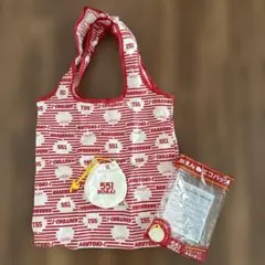 551 HORA エコバッグ 赤と白