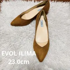 EVOL ILIMA ポインテッドトゥ Vカット パンプス