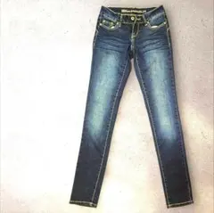 Blue ASPHALT スキニーデニム ダークブルー