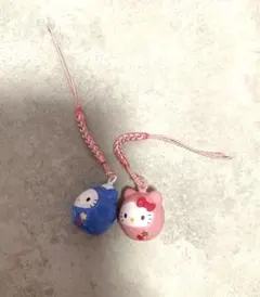 ハローキティ ダニエル ライフ ストラップ キティ ダニエル サンリオピューロランド ネックストラップ