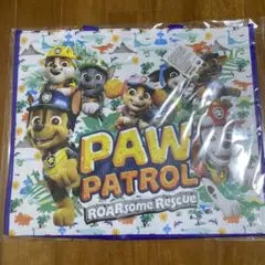 【新品未使用】パウパトロール　不織布バッグ　L 旅行荷物　大きめトート