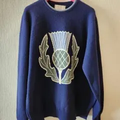 Dunhill 100%カシミア ネイビーセーター