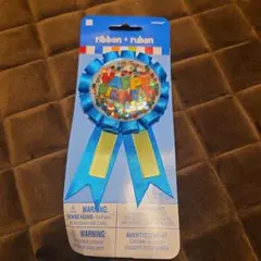 ハッピーバースデー　コサージュ　あお