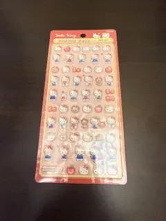 【正規品】ボンボンドロップシール mini ハローキティ　赤　サンリオ