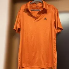 adidas CLIMACOOL オレンジ ポロシャツ L/G