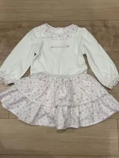 mezzo piano Tシャツスカートセット　90サイズ