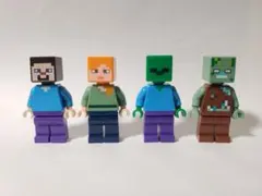 レゴ マイクラ スティーブ アレックス ゾンビ ドラウンド 正規品