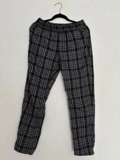 メンズ チェック柄 イージーパンツ ワイドパンツ/スラックス Sサイズ