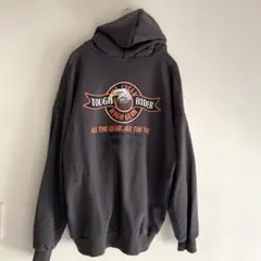 WEGO ダークグレー フルジップパーカー メンズMサイズ