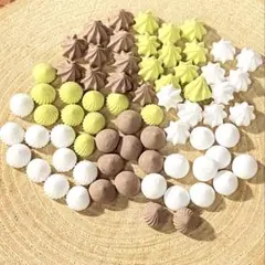 ミニチュア ホイップクリーム ミニチュアスイーツ クレイケーキに 樹脂粘土8種類