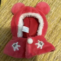 ディズニー　ポンチョ　シークレットポンチョ　赤　レッド