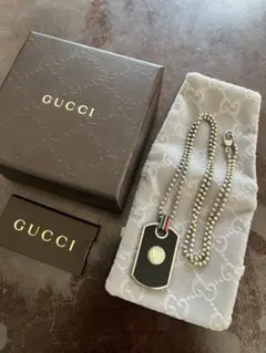 希少‼️GUCCI firenzeプレートネックレス - メルカリ