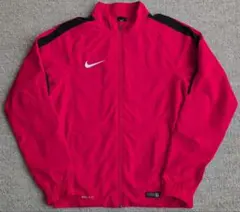 Nike 赤ジャケット 黒パンツ ブレーカー上下セット