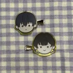 【ブルーロック】潔＆蜂楽　前髪クリップ