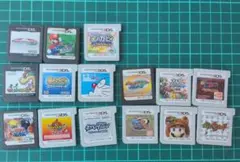 3DS DS ソフトまとめ売り15本　ジャンク品