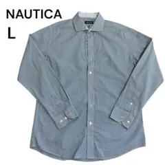 NAUTICA 長袖シャツ チェック Lのサムネイル