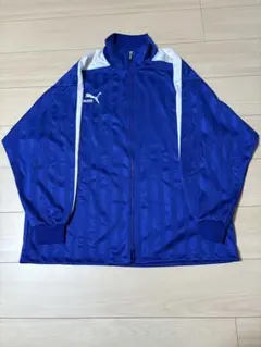 90s プーマ　【XO】ストライプジャージ　あいみょん　ブルー　ヒットユニオン