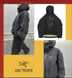スペシャル 金刺繍 Arc’teryx Canada Alpha SV 黒 Mのサムネイル