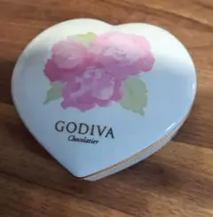 GODIVA ハート型アクセサリーケース　小物入れ 陶器