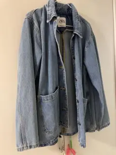 ZARA ライトブルー デニムジャケット