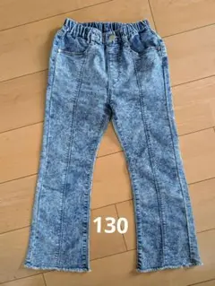キッズ ジンズ ライトブルーデニム　130