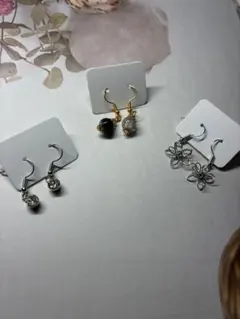 まとめ売り ピアス 新品未使用 3点セット シルバー ゴールド