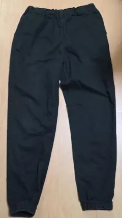 グラソス(GLAZOS)　ロング丈　パンツ　ブラック　160cm　ジョガーパンツ