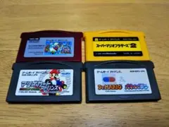 ゲームボーイアドバンス マリオ 4本セット