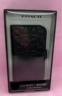 『A024』★正規品★COACH iPhone12miniケ–ス/Black