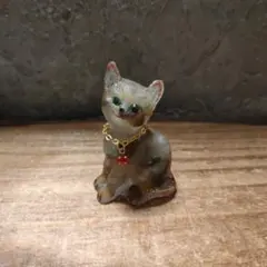 猫のオルゴナイト☆キジトラ？サビ？☆現品です♪♪☆