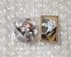 ヒロアカ 原画展 缶バッジ 箔押しカード 青山