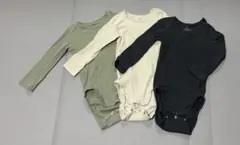 リブボディスーツ3点セット