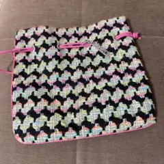 ツイード トートバッグ