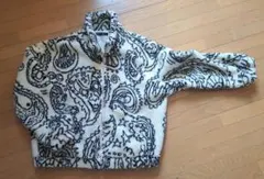 ペイズリー柄 ボアジャケット Lサイズ SHEIN